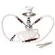 SHISHA SMALL 2 HOSE WHITE