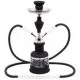 Waterpijp ATOMIC HOOKAH FLOWER BLACK 2 HOSES 40CM