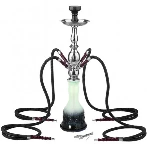 Waterpijp RAGGA SHISHA BLACK 4 HOSES 65CM  Waterpijp RAGGA SHISHA BLACK 4 HOSES 65CM 62936