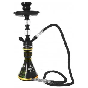 Shisha-zlx-066-black-30cm-1-hose  Waterpijp Ragga-41cm-hookah-zlh-006-black-1-hose 63570