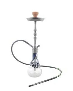 Waterpijp Aladin - Xerxes 2 (Zilver/Zwart)  Waterpijp Aladin &#8211; Xerxes 2 (Zilver/Zwart) aladin xerxes 2 zilver zwart 240x300