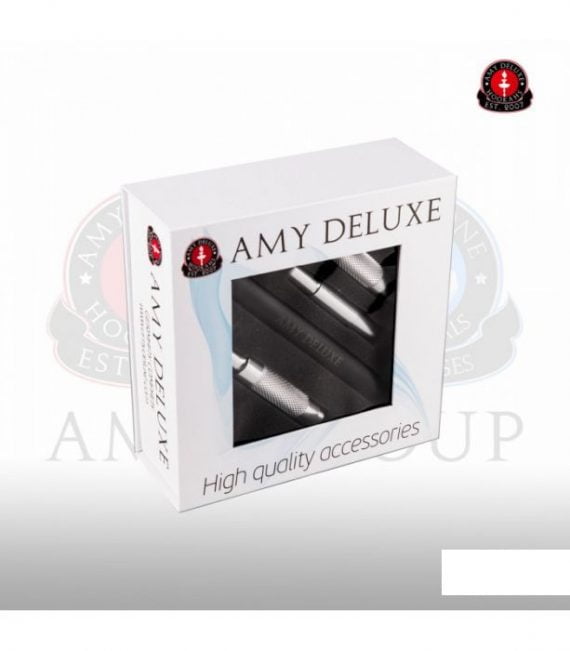 AMY Deluxe Aluminium grip slang  AMY Deluxe Aluminium grip slang amy deluxe siliconen slang grip wit transparant 570x651