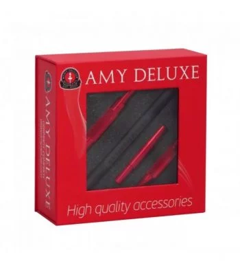 AMY Deluxe Aluminium grip slang  AMY Deluxe Aluminium grip slang amy siliconen slang kleur rood 350x380
