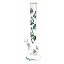 Amsterdam Leaf Large Straight Glass Bong 45 Cm ( Wb-261 )  Amsterdam Leaf Large Straight Glass Bong 45 Cm ( Wb-261 ) afbeelding503227 1