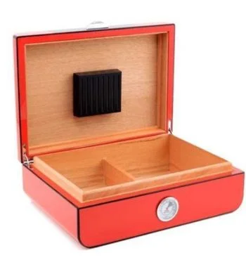 MYON HUMIDOR 25 CIGARS RED WITH CARBON DESIGN  MYON HUMIDOR 25 CIGARS RED WITH CARBON DESIGN myon humidor 25 cigars red with carbon design 2 350x380