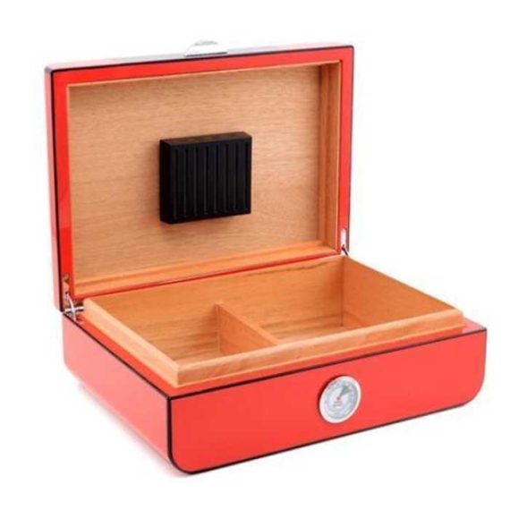 MYON HUMIDOR 25 CIGARS RED WITH CARBON DESIGN  MYON HUMIDOR 25 CIGARS RED WITH CARBON DESIGN myon humidor 25 cigars red with carbon design 2 570x570